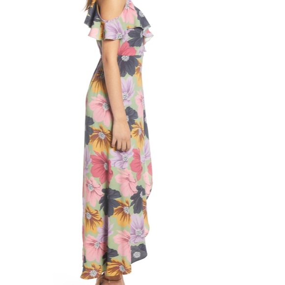 Band of Gypsies London Floral Maxi Dress Small NWT - Picture 4 of 8